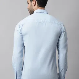 Cantabil Sky Blue Regular Fit Shirt image 2