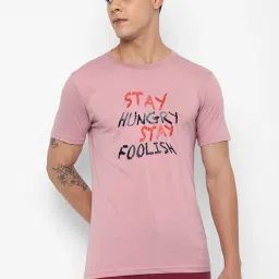 Forever 21 Pink  Regular Fit Printed T-Shirt image 1