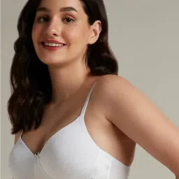 Every De by Amante White Full Coverage Non-Wired T-Shirt Bra image 3
