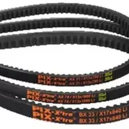 Pix BX64 Classical Section Raw Edge Cogged Belt (Length 64 Inch)-picture-41