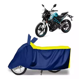 Auto Pearl Bike Cover for CFMoto 150NK (Yellow & Blue)-picture-37