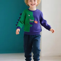 INCLUD Boys Dinosaur Printed Round Neck Sweatshirt-picture-27