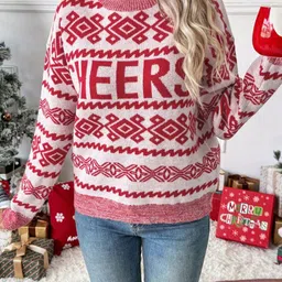 StyleCast Women Fair Isle Printed Pullover image 3