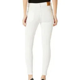 Miss Chase White Cotton Skinny Fit Jeans image 2