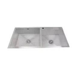 Jayna Noble Square 42x20x09 inch Satin Finish Stainless Steel Double Bowl Kitchen Sink, JNS 4220 TDBN-picture-25