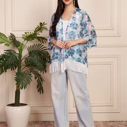 Fbella Women Printed Shrug image 2