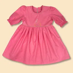 EARTHY TWEENS Puff Sleeve A-Line Dress-image-33