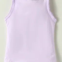 Simply Sinker Knit Sleeveless Vests With Best Friends Print Pack Of 3 - Lavender Peach & Light Green image 3