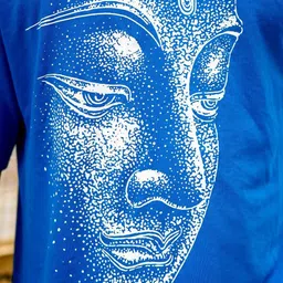 AUSK Graphic Printed Round Neck Drop-Shoulder Sleeves Oversized Cotton T-shirt image 3