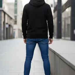 Moda Rapido Men Printed Hooded Sweatshirt image 2