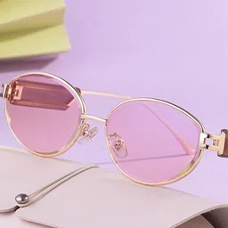 HASHTAG EYEWEAR Unisex UV Protected Lens Full Rim Oval Sunglasses image 2