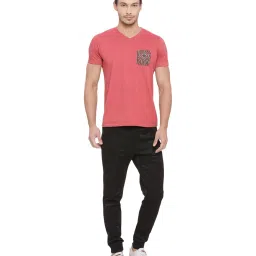 Basics Black Cotton Polyblend Trackpants image 5