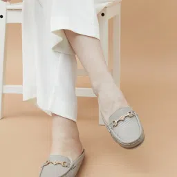 CODE by Lifestyle Women's Grey Mules image 1