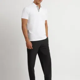 Reebok Black Regular Fit Print Trackpants image 4