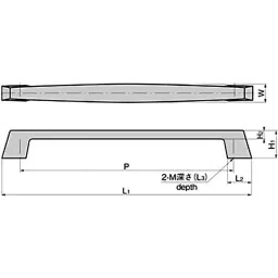 TAKIGEN Square Type 7 Handle ABS Resin 147N Working Load 35 g, AP-173-15-Gray-picture-38