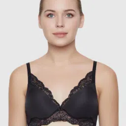 Triumph Black Lace Padded Bra-image-54