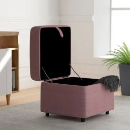 Duroflex Zivo Plus Pink Solid Wood Ottoman-picture-11