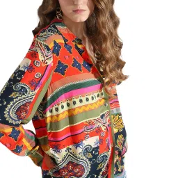 Vero Moda Multicolor Printed Shirt image 1