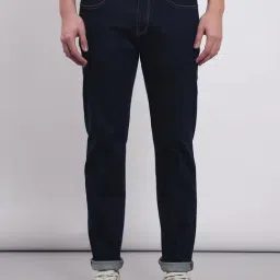 Lee Travis Navy Slim Fit Lightly Washed Jeans-picture-11