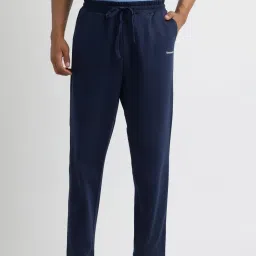 Reebok Navy Regular Fit Solid Trackpants image 1