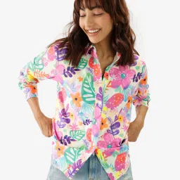 The Souled Store Multicolor Printed Shirt image 1