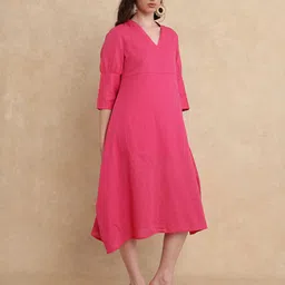 RAREISM Women Somyer Primary Pink Dress image 4