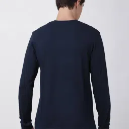 Crocodile Navy Cotton Regular Fit T-Shirt image 2