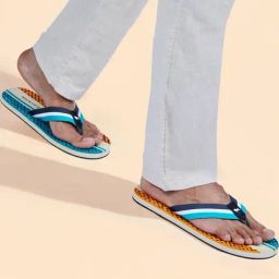 Neemans Men's Striped Fusion Multi Flip Flops-picture-15