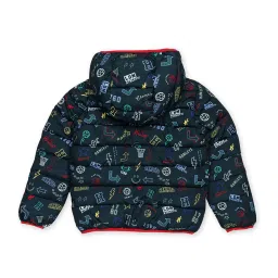 H by Hamleys Boys Multicolor Printed Full Sleeves Jacket image 2