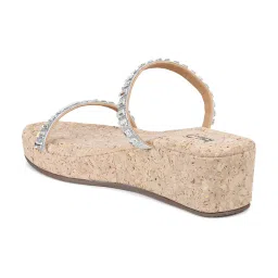 Inc.5 Women's Silver Ethnic Wedges image 5