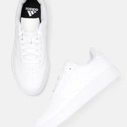 ADIDAS Men Leather Perforated Breaknet 2.0 IKD Basketball Shoes-picture-34