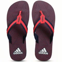 Adidas Men's Hurtle Red & Navy Flip Flops image 1