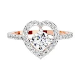 Sparkles Lab Grown Diamond 14k (585) Rose Gold Ring for Women image 1