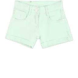 U.S. Polo Assn. Kids Green Solid Shorts image 1