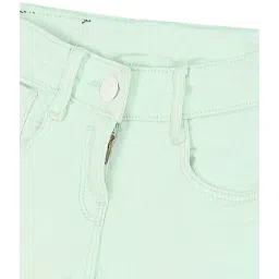 U.S. Polo Assn. Kids Green Solid Shorts image 3