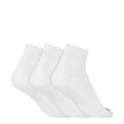 Skechers White Solid Socks - Pack of 3 image 2