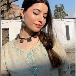 A Local Tribe German Silver Thread Work Necklace Set-image-6