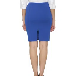 N-Gal Navy & Royal Above Knees Skirt (Pack Of 2) image 2