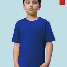 Friskers Boys Pack of 2 Solid Round Neck Cotton T-shirts-picture-4