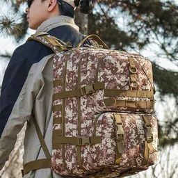 KPOP Men Colourblocked Backpack-picture-12