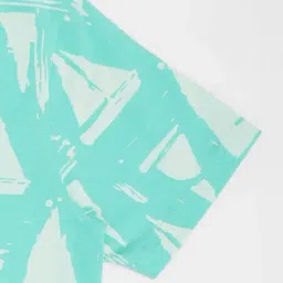 Pantaloons Junior Boys Turquoise T-Shirt image 4