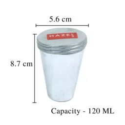 HAZEL Silver Aluminium Kulfi Moulds with Lid - Set of 4 image 4