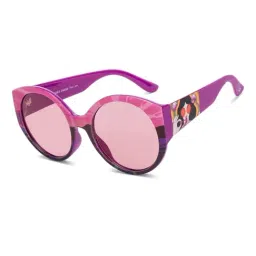 Vincent Chase Resort Edit Pink UV Protection Round Sunglasses For Women-picture-33