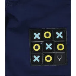 Allen Solly Junior Navy Solid Shorts image 3