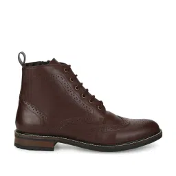 Truffle Collection Men's Brown Brogue Boots image 2