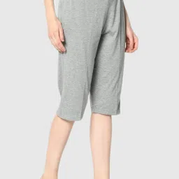 Vimal Jonney Grey Regular Fit Capris image 4