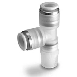 SMC KP Series T Fitting, 6 mm to R 1/8, Threaded-to-Tube Connection Style, KPY06-01 (Pack of 10)-image-31