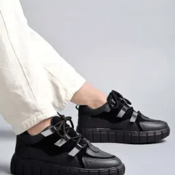 Shoetopia Kids Black Casual Sneakers-picture-19