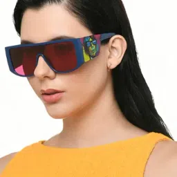 Vincent Chase Resort Edit Pink UV Protection Rectangular Unisex Sunglasses image 4