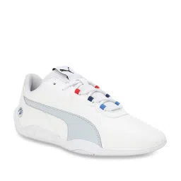 Puma Kids BMW M Motorsport R-Cat Machina Motorsport White & Platinum Grey Casual Sneakers image 2
